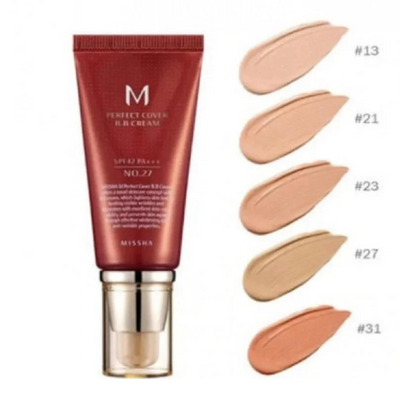 MISSHA M PERFECT COVER BB CREAM SPF 42 NO13 BRIGHT BEIGE