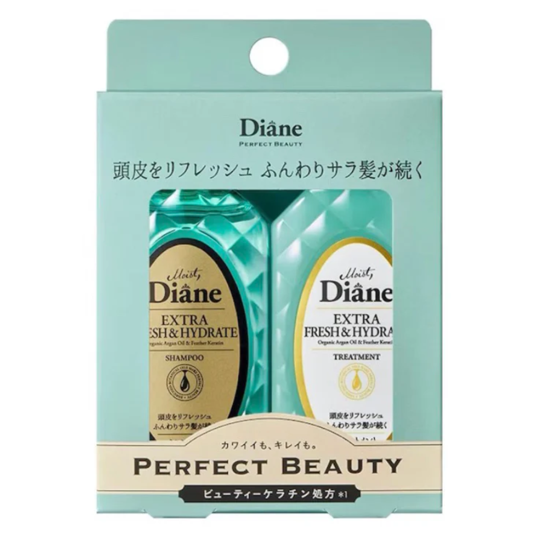 MOIST DIANE EXTRA FRESH & HYDRATE SHAMPOO &TREATMENT 50ML SET