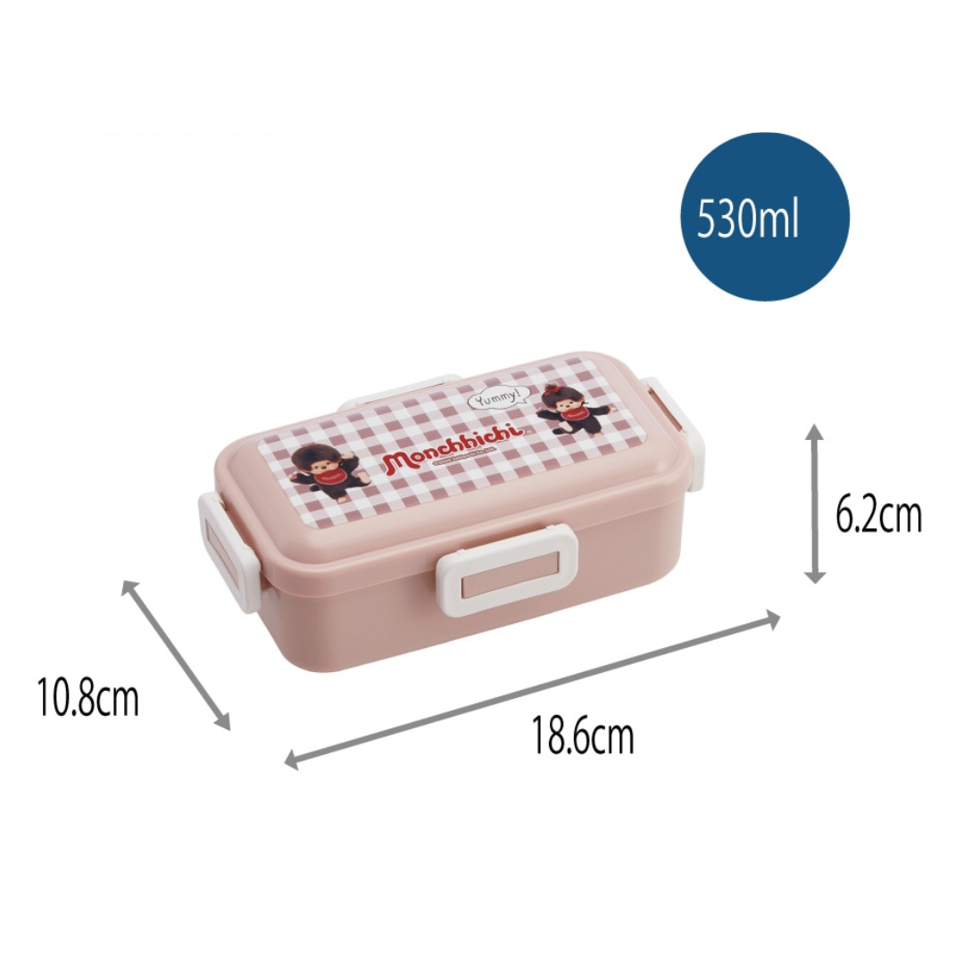 SKATER MONCHHICHI LUNCH BOX W/DIVIDER 530ML