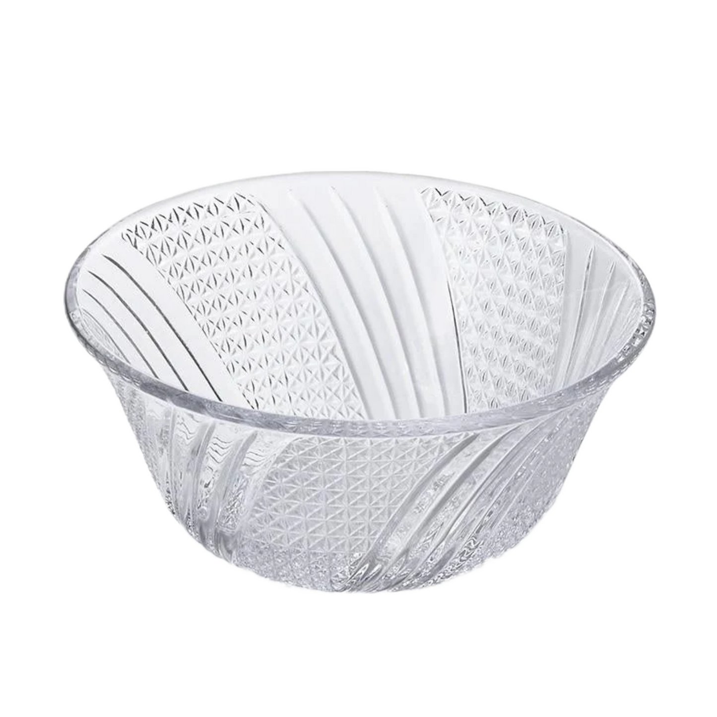 GLASS BOWL D6.5 X H2.95 IN