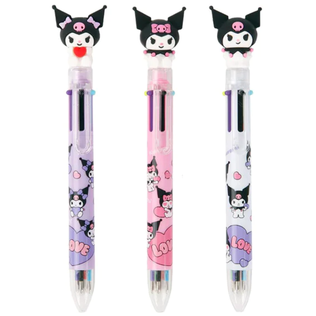 SANRIO KUROMI 6-COLOR BALLPOINT PEN