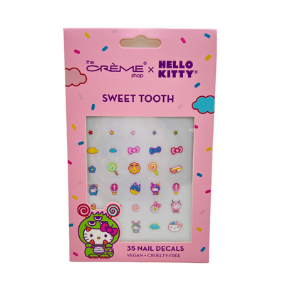 TCS HELLO KITTY 35 NAIL DECALS SWEET TOOTH