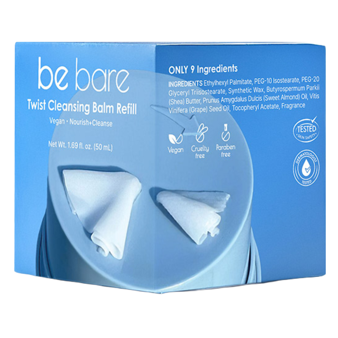 NAISTURE BE BARE TWIST CLEANSING BALM REFILL 50ML