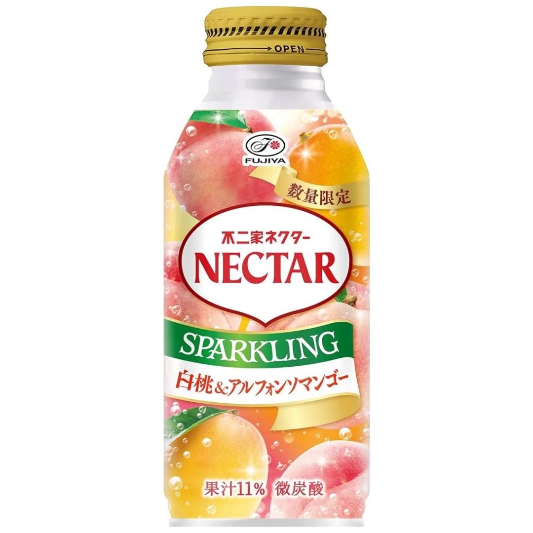 FUJIYA NECTAR SPARKLING PEACH&MANGO