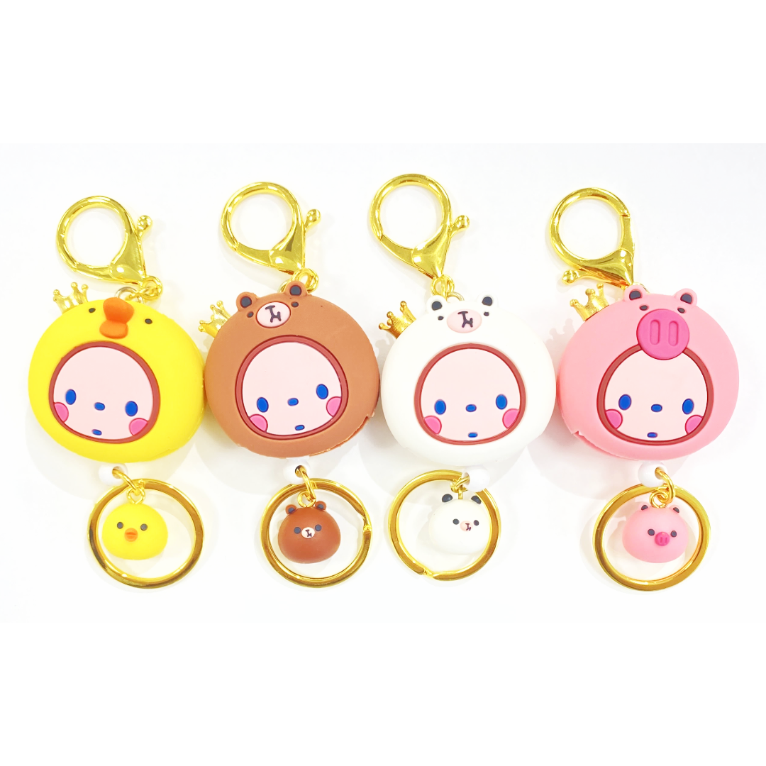 EXTENDABLE STRAP ANIMAL KEY HOLDER