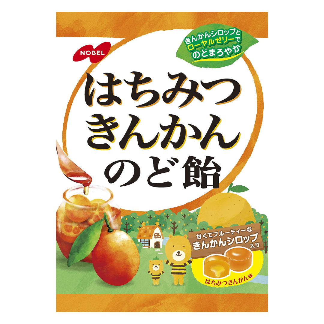 NOBEL HONEY KUMQUAT KINKAN COUGH DROP
