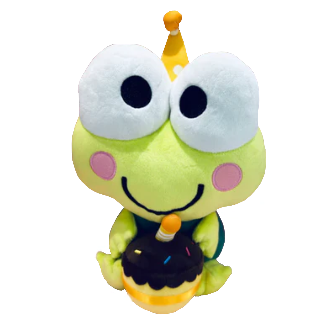 SANRIO KEROKEROPI WITH CAKE 25CM