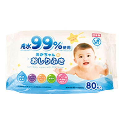 SOFT BABY WIPES WITH 99%  80P