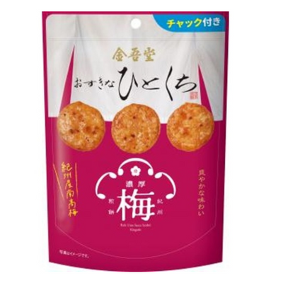 KINGODO HITOKUCHI UME RICE CRACKER