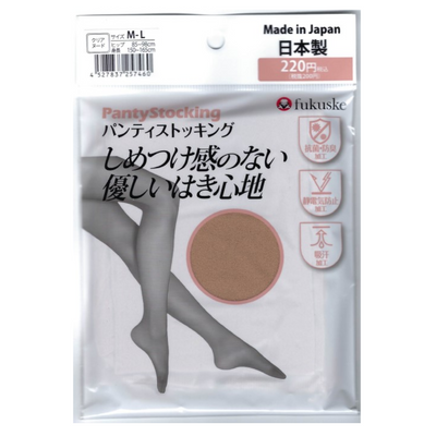 PANTY STOCKING CLEAR NUDE M-L