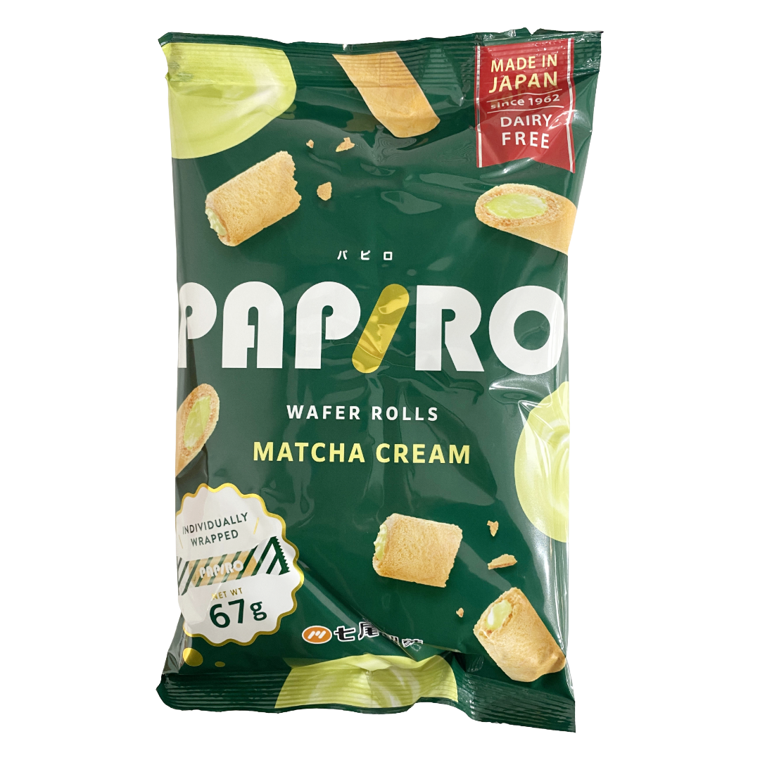PAPIRO WAFER ROLL MATCHA CREAM