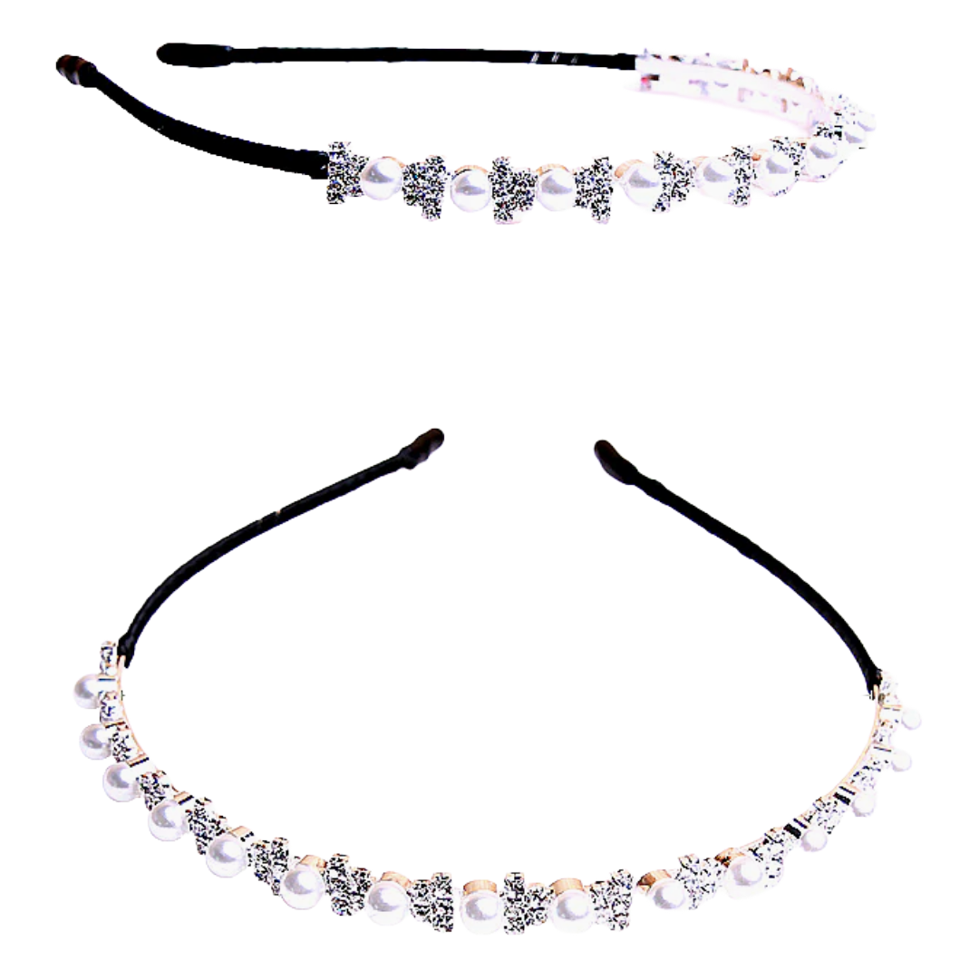 HAIR ACC HEADBAND PEARLS