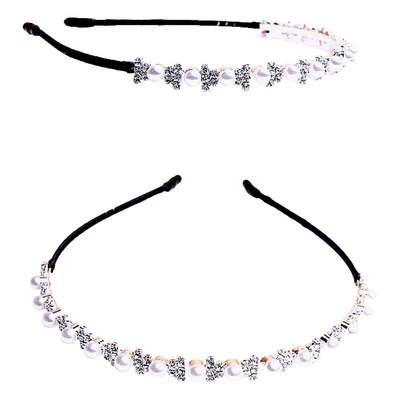 HAIR ACC HEADBAND PEARLS