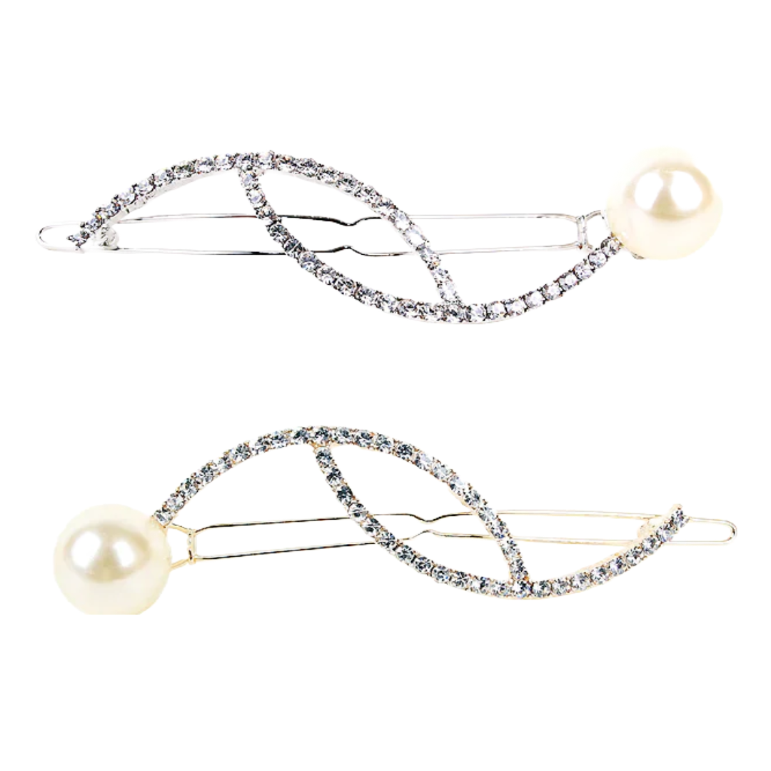 HAIR ACC HAIR PIN PEARL & BEADED