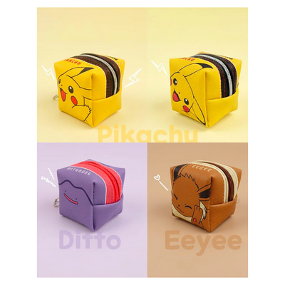POKEMON KEYCHAIN POUCH CUBE