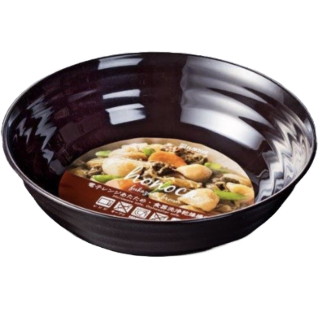 NAKAYA HONOCA BOWL 18.9 X 5.1CM BROWN