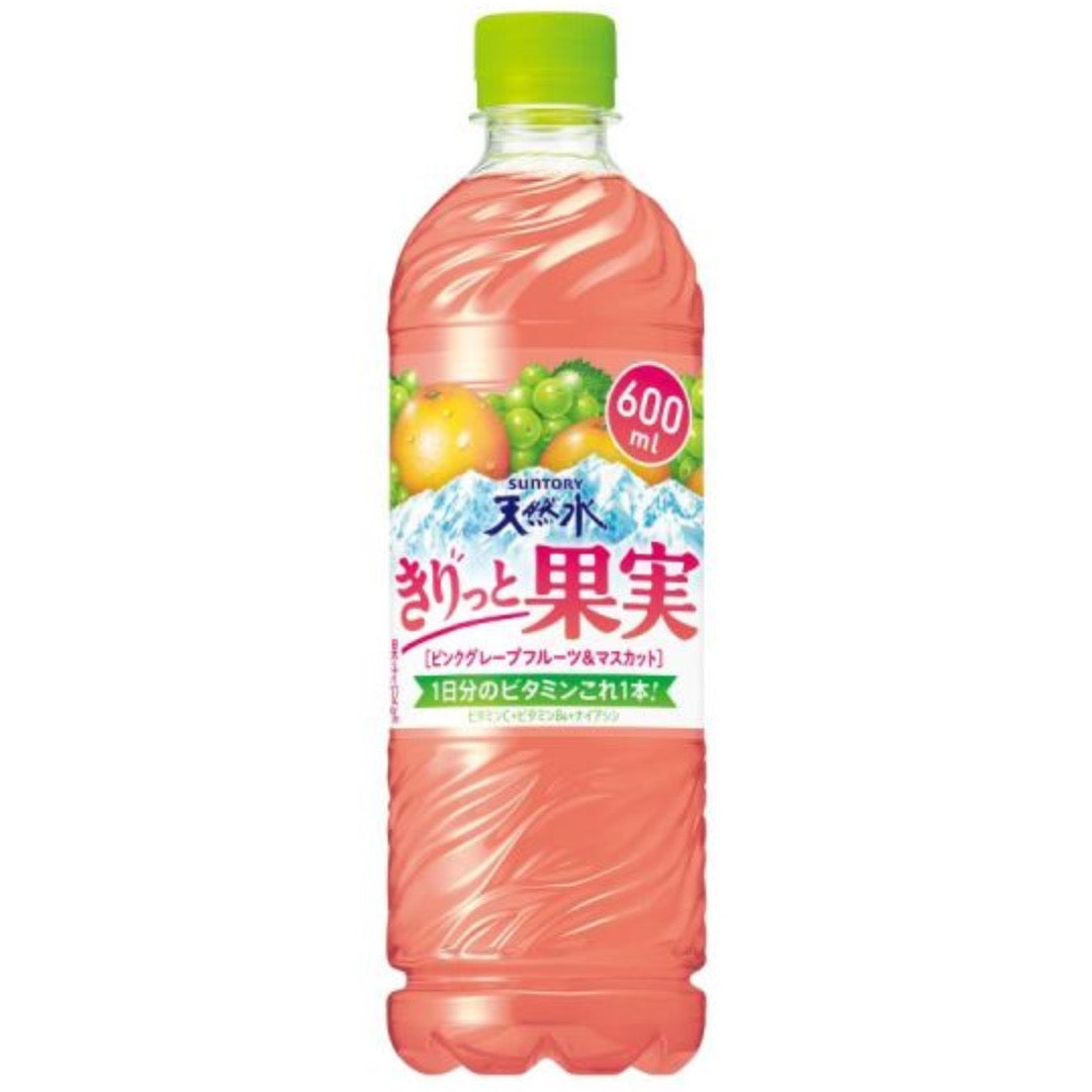 SUNTORY NATURAL WATER PINK GRAPEFRUITE&MUSCAT