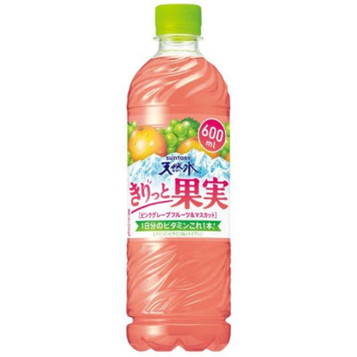 SUNTORY NATURAL WATER PINK GRAPEFRUITE&MUSCAT