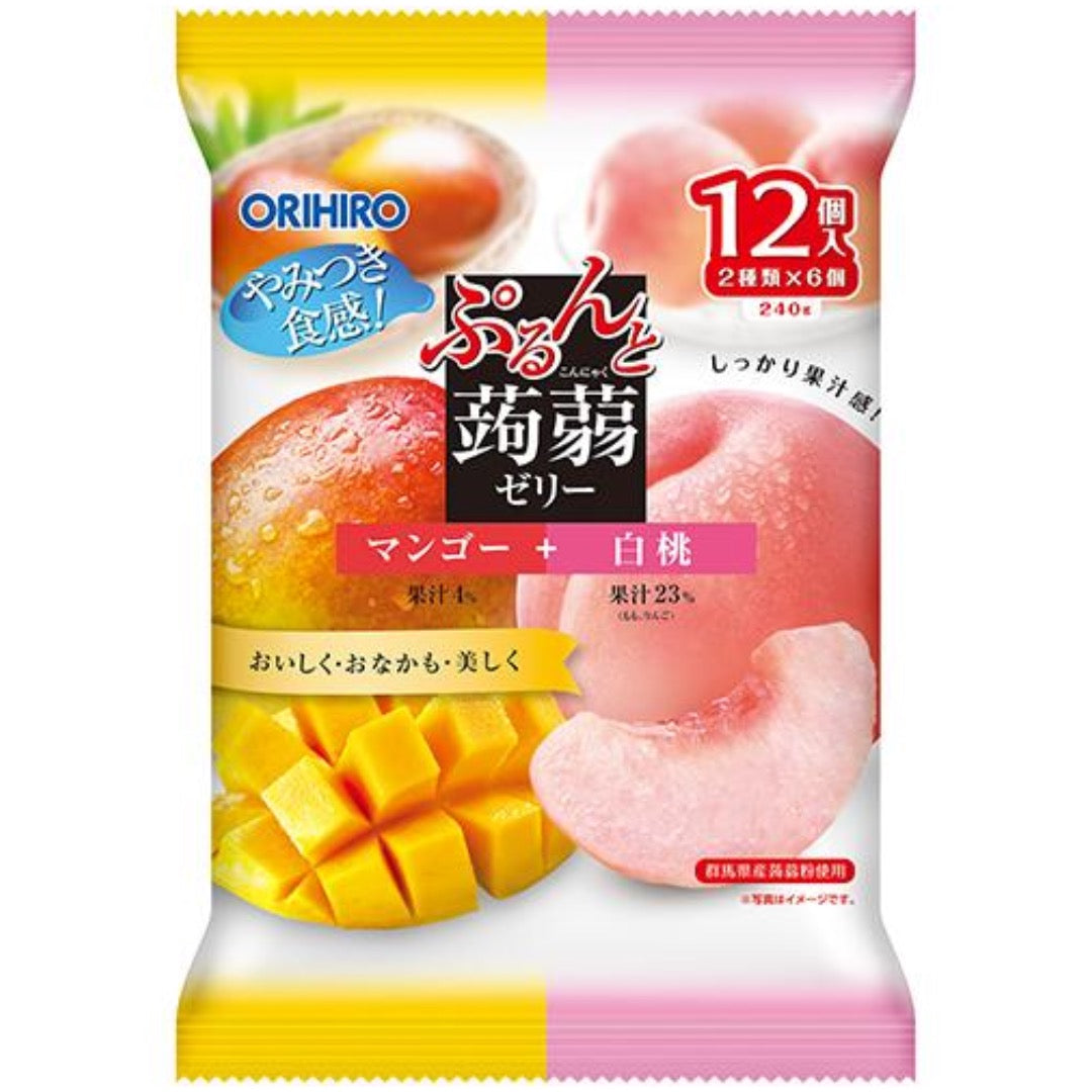 ORIHIRO KONJAC JELLY MANGO&PEACH