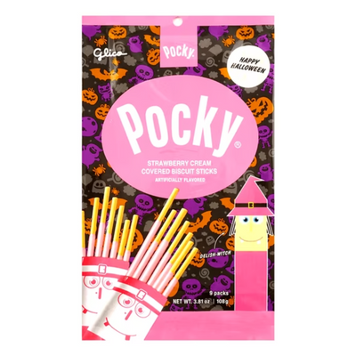 POCKY HALLOWEEN STRAWBERRY FAMILY PACK