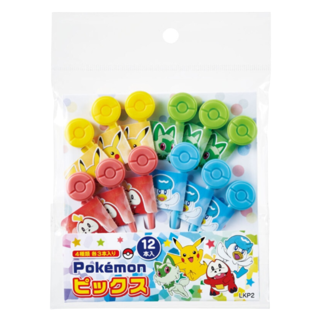 SKATER POKEMON FOOD PICKS 12P