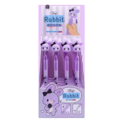RABBIT GEL PEN 0.5MM BLACK
