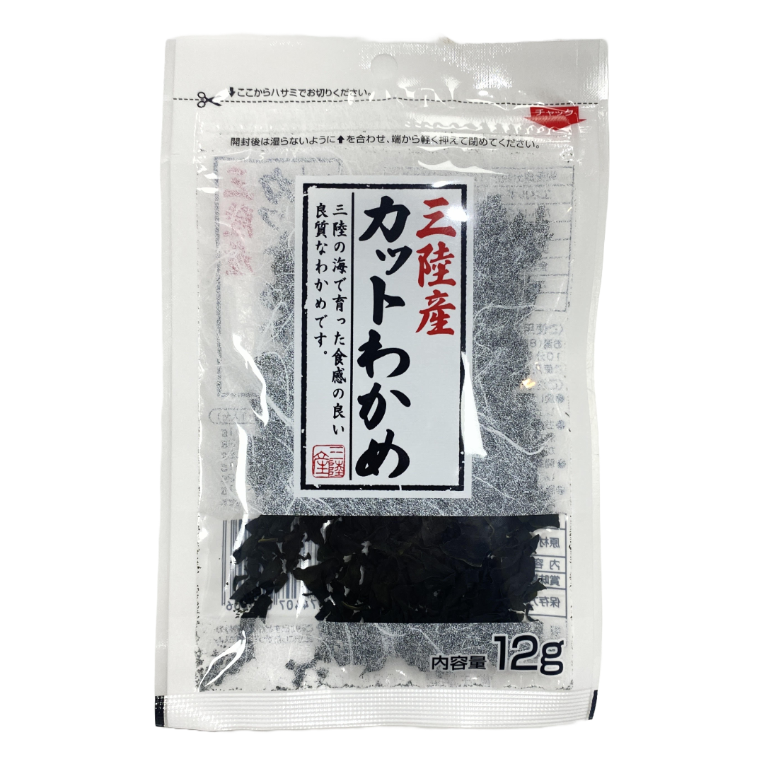 SANRIKU CUT WAKAME SEAWEED 12G