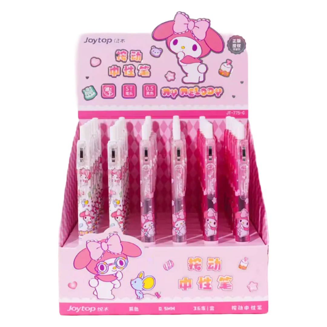 SANRIO MY MELODY BALLPOINT PEN CLICK LIGHT PINK