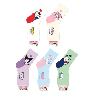SANRIO ANKLE SOCKS BIG HEART