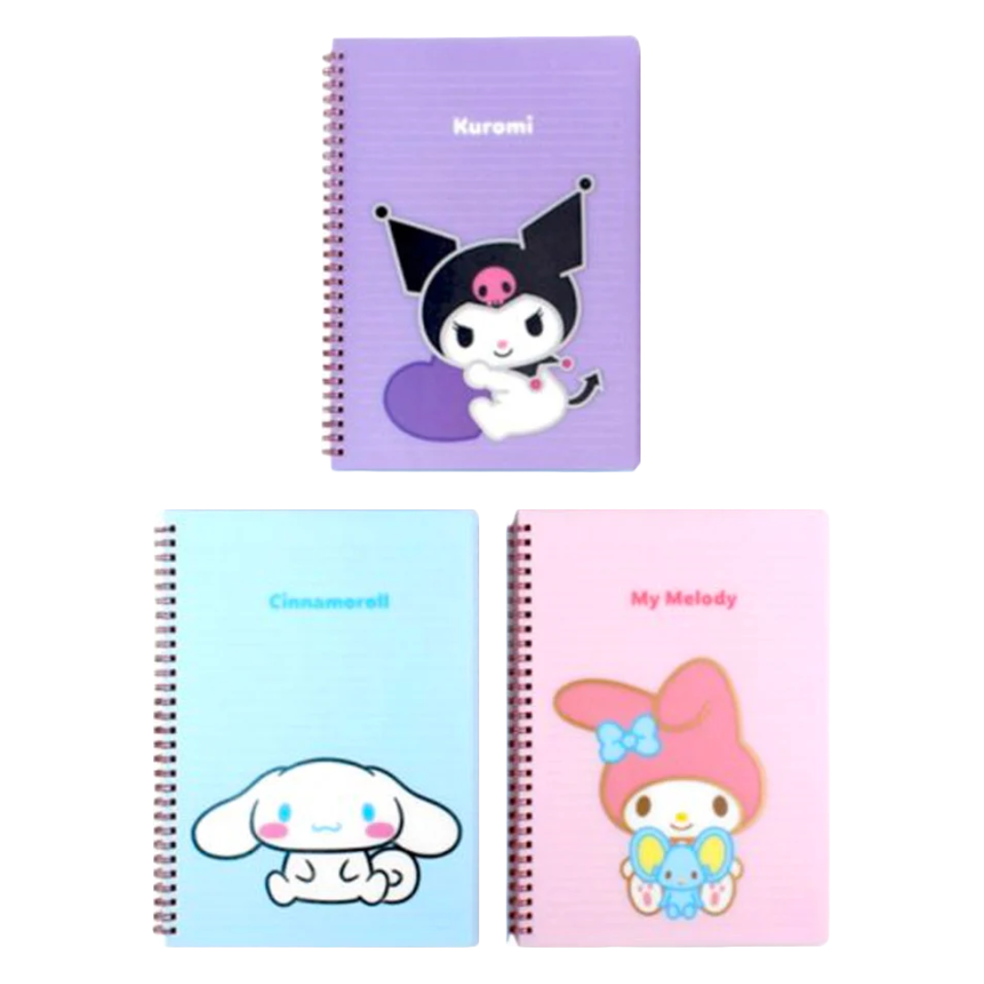 SANRIO PP COVER RINGED LINE NOTEBOOK