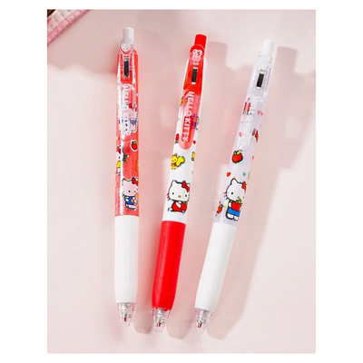 SANRIO GEL PEN HELLO KITTY APPLE 0.5MM BLACK