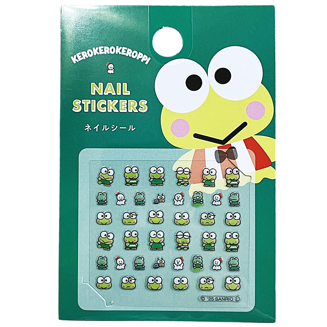 SANRIO NAIL STICKERS KEROKEROKEROPPI