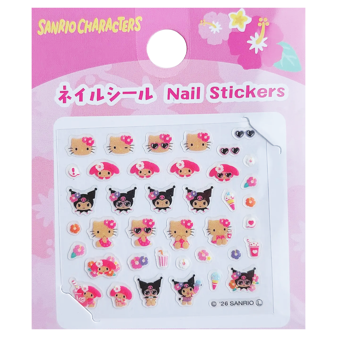 SANRIO NAIL STICKERS SUMMER VACATION