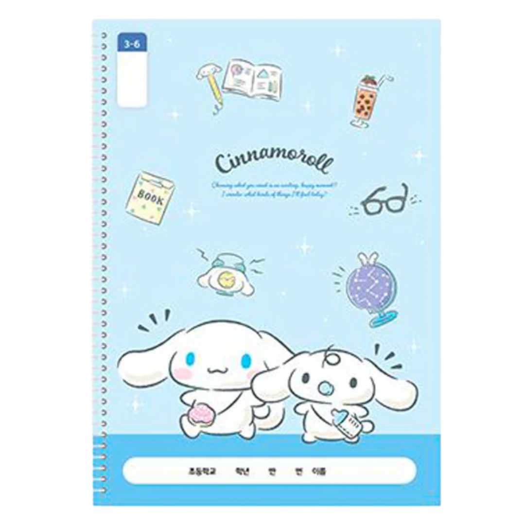 SANRIO RINGED NOTE CINNAMOROLL 185×260MM