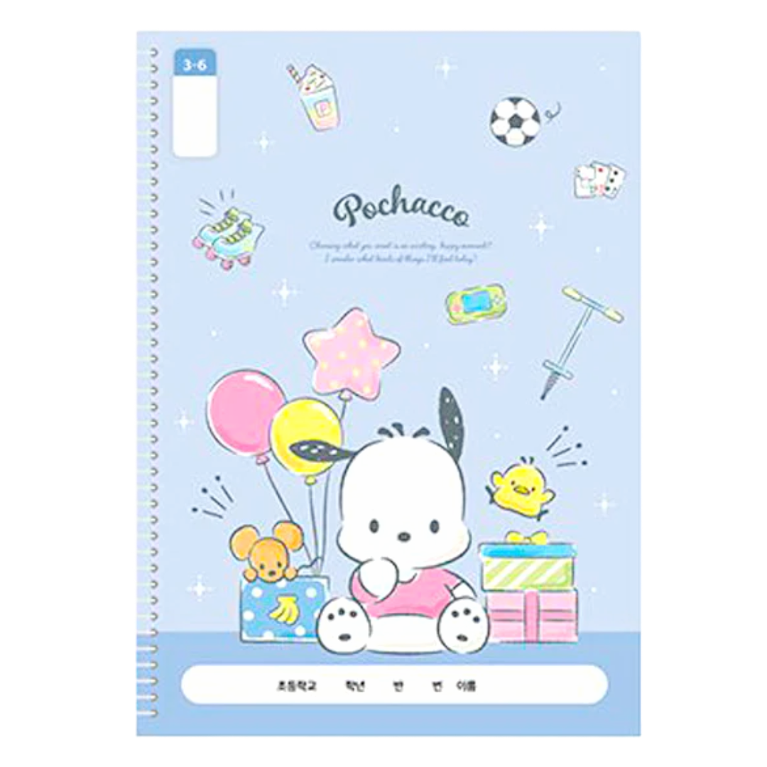 SANRIO RINGED NOTE POCHACCO  185×260MM