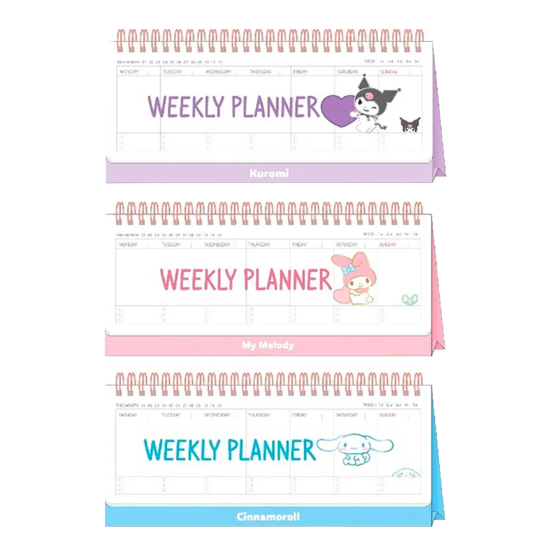 SANRIO PP COVER WEEKLY PLANNER