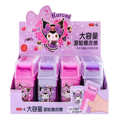 SANRIO ROLLER ERASER KUROMI