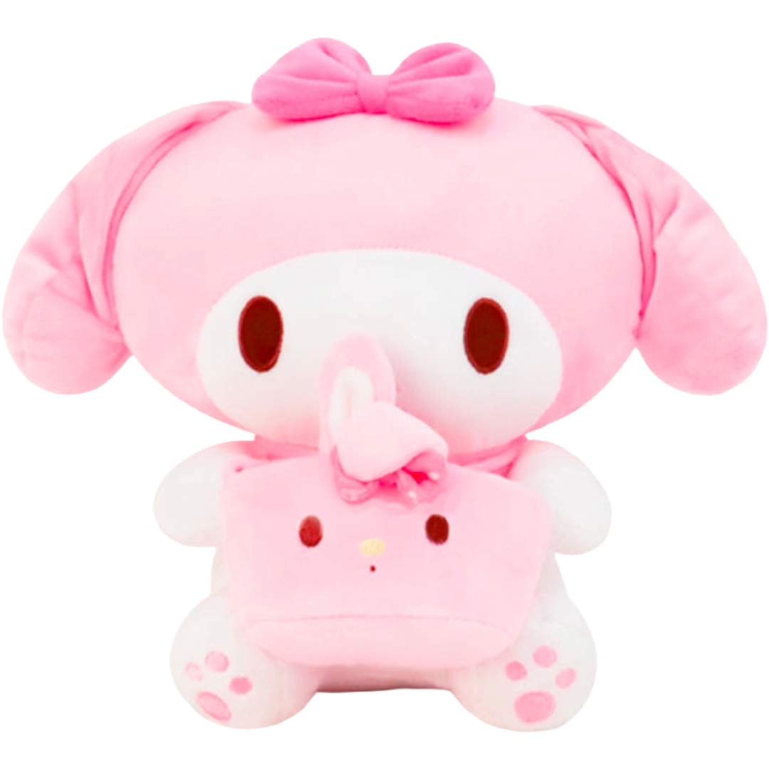 SANRIO STUFFED TOY MY MELODY BASKET 25CM