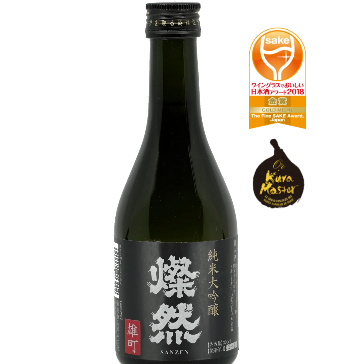 SANZEN BLACK JUNMAI OMACHI 300ML