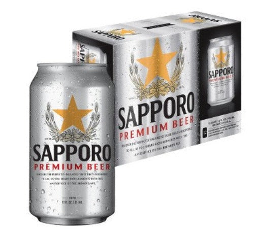 SAPPORO BEER 12 PK
