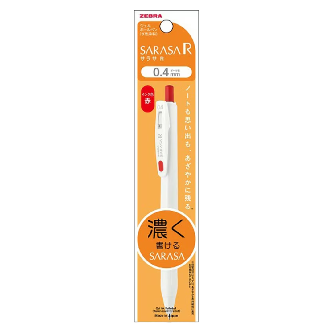 SARASA R THICK RED INK 0.4MM