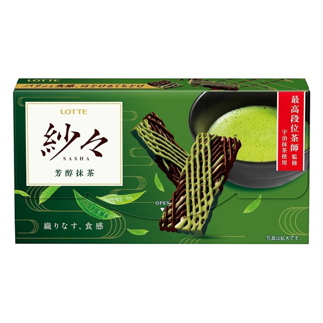 LOTTE SASHA CHOCOLATE MATCHA