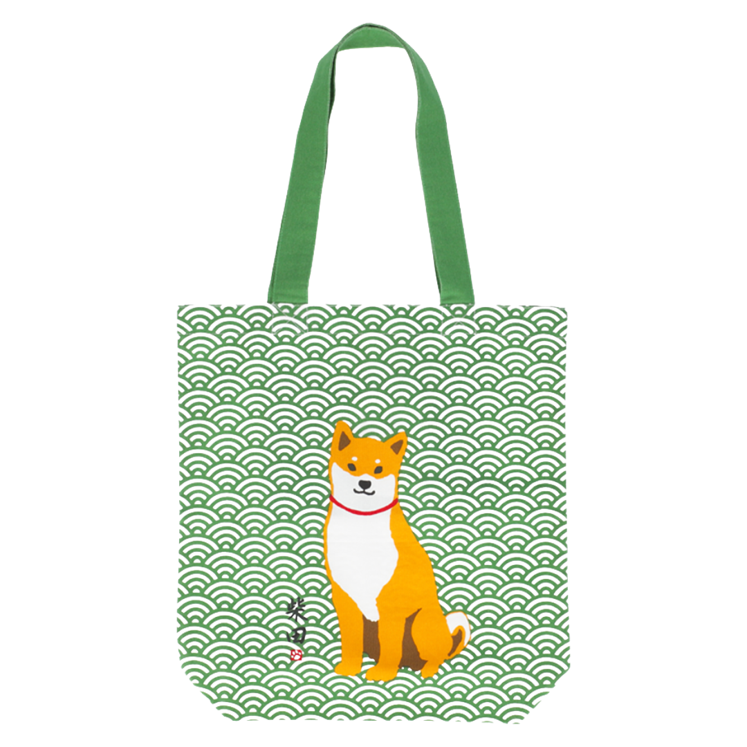 FRIENDSHILL A4 TOTE BAG SEIGAIHA SHIBATA SAN GREEN