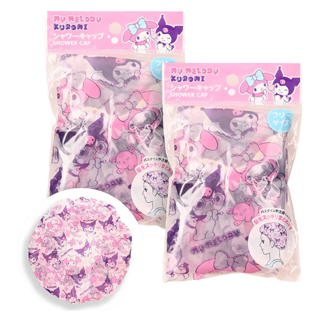 SHOWER CAP MY MELODY & KUROMI