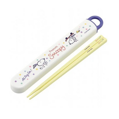 SKATER PEANUT SNOOPY  CHOPSTICK W/ CASE