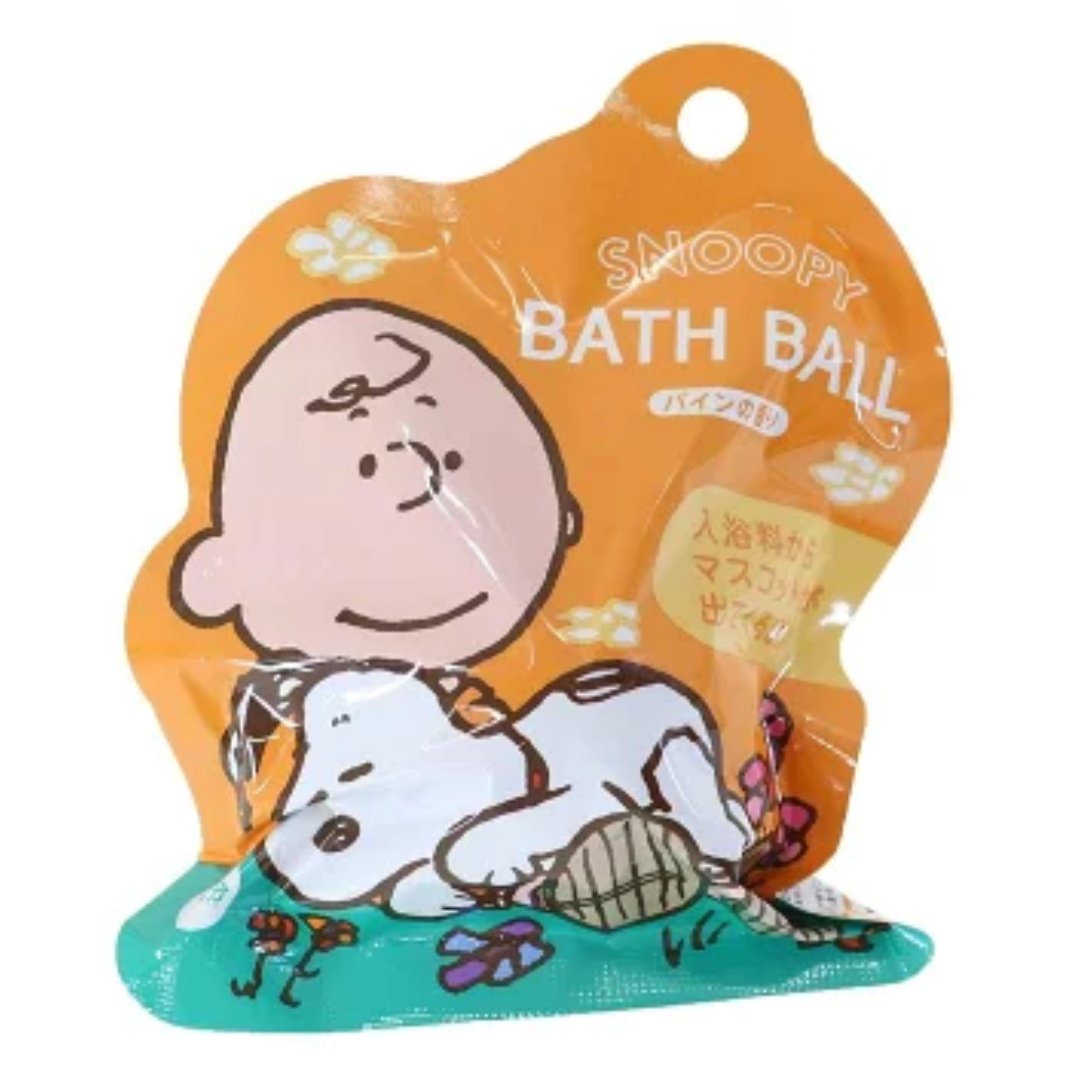 PEANUT SNOOPY BATH BALL PINEAPPLE