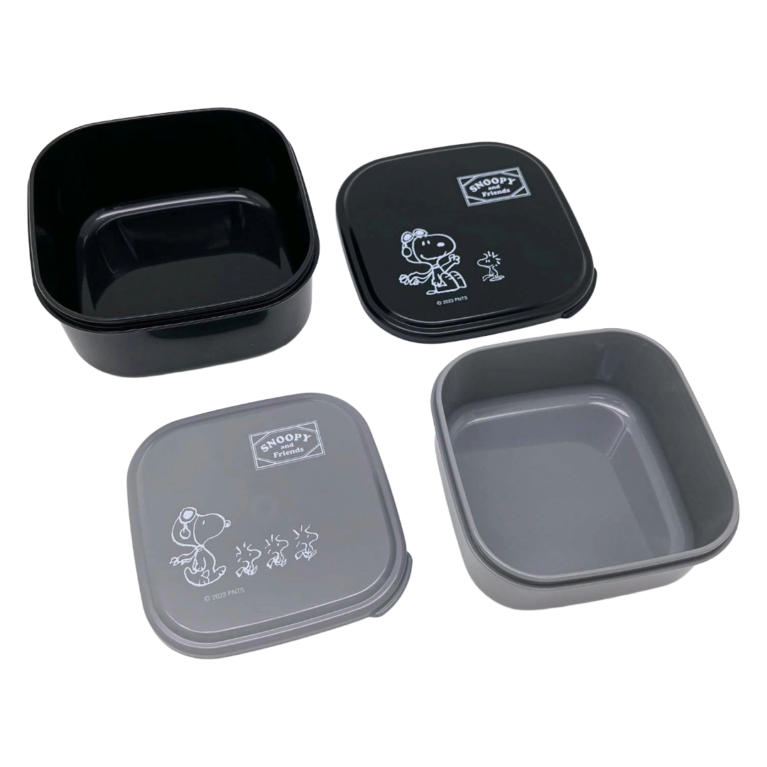 OSK PEANUTS SNOOPY & FRIENDS FOOD CONTAINER 550 & 360ML