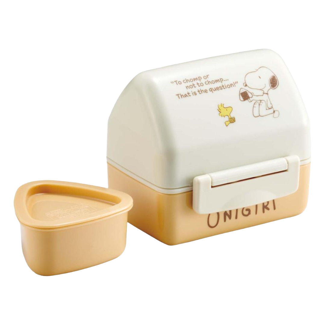 SKATER PEANUT SNOOPY ONIGIRI LUNCH BOX WITH RICE MOLD