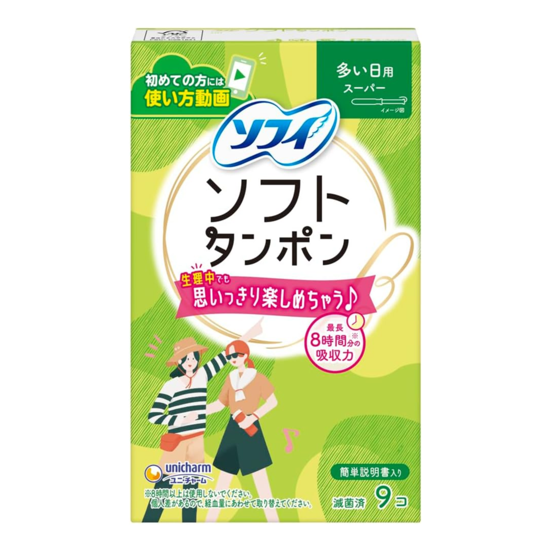 SOFY UNICHARM SOFT TAMPONS SUPER 9P