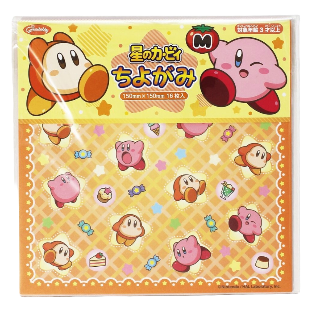 STAR KIRBY PATTERN ORIGAMI 15X15CM 16 SHEETS